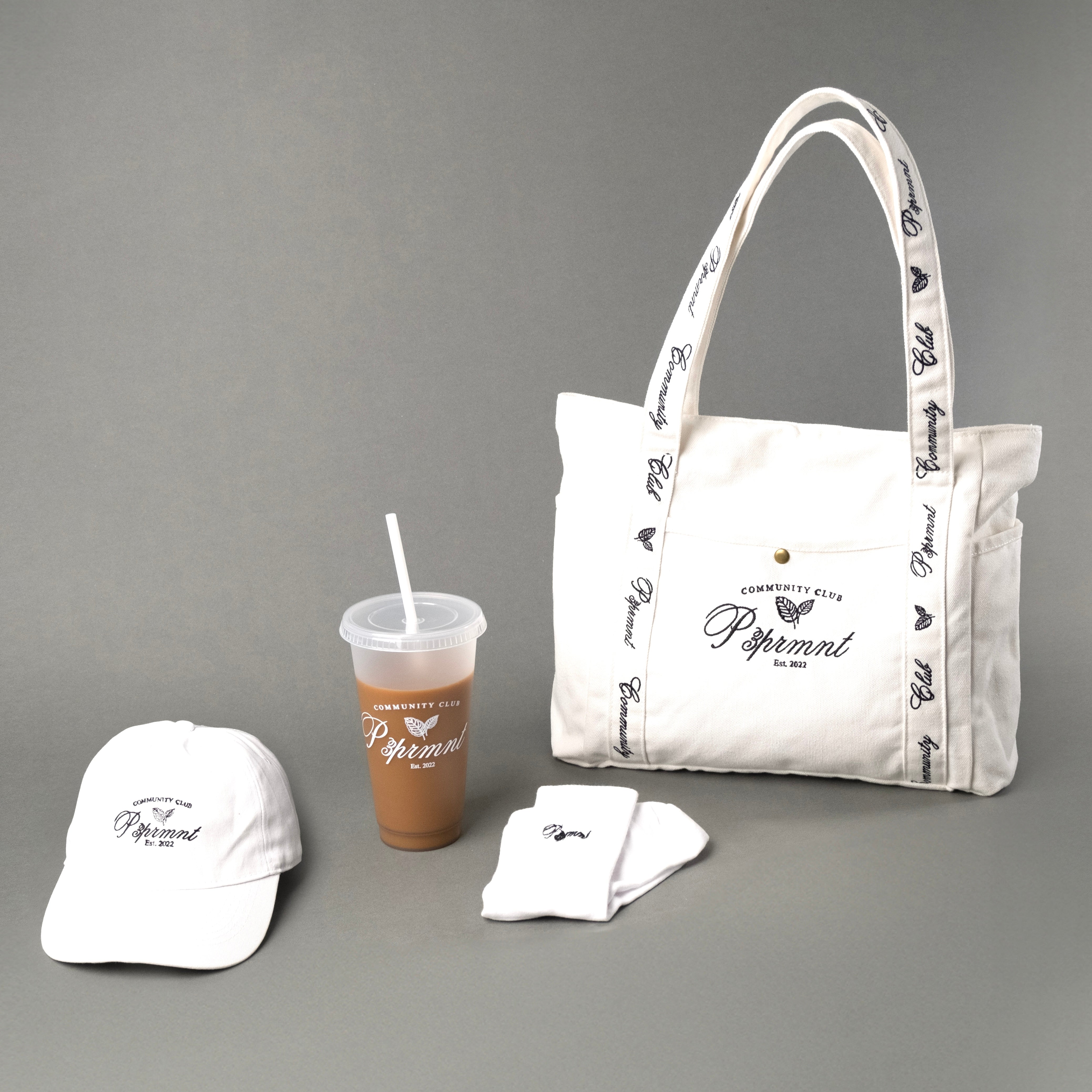 Tote Bag Cap and Socks Bundle | P3PRMNT